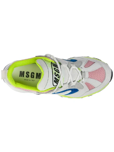 Shop Msgm Attack Sneakers In Grigio