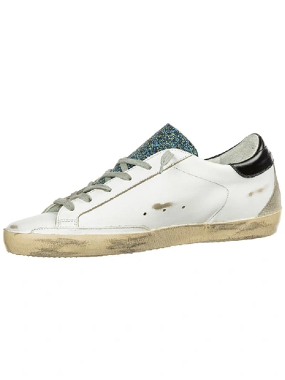 Shop Golden Goose Superstar Sneakers In White - Cosmic Crystal