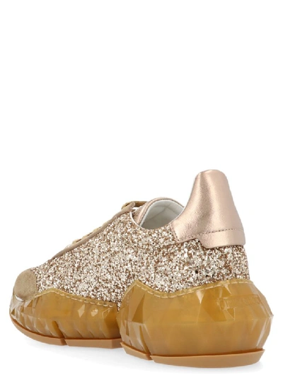 Shop Jimmy Choo Diamond Shoes In Gold