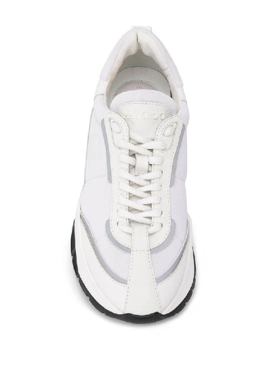 Shop Jimmy Choo Neoprene Sneaker In White