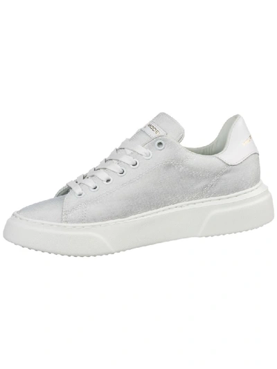 Shop Philippe Model Temple Sneakers In Lurex Argent