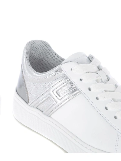 Shop Hogan Sneakers In Bianco/argento