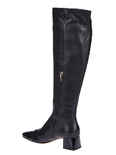 Shop Gianvito Rossi Square Toe Over-the-knee Boots In Black