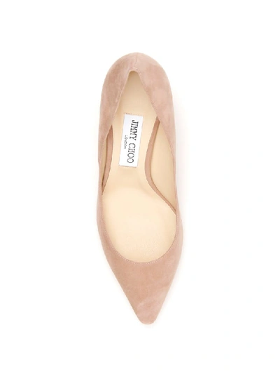 Shop Jimmy Choo Romy 60 Pumps In Ballet Pink (pink)