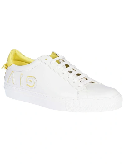 Shop Givenchy Urban Street Sneakers In White/yellow