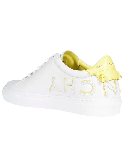 Shop Givenchy Urban Street Sneakers In White/yellow