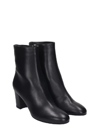Shop L'autre Chose High Heels Ankle Boots In Black Leather