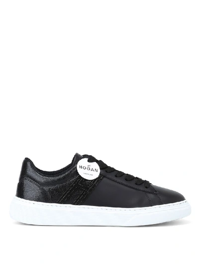 Shop Hogan Laced Shoes In Black