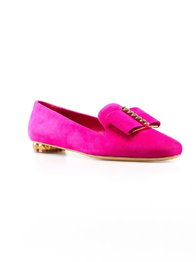 Shop Ferragamo Sarno 3d Loafer In Cerise