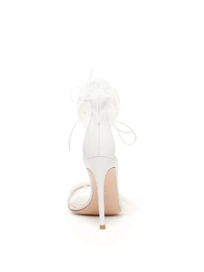 Shop Gianvito Rossi Athena 105 Sandals In White (white)
