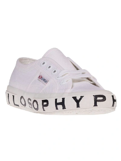 Shop Philosophy Di Lorenzo Serafini Philosophy Printed Sole Sneakers In White