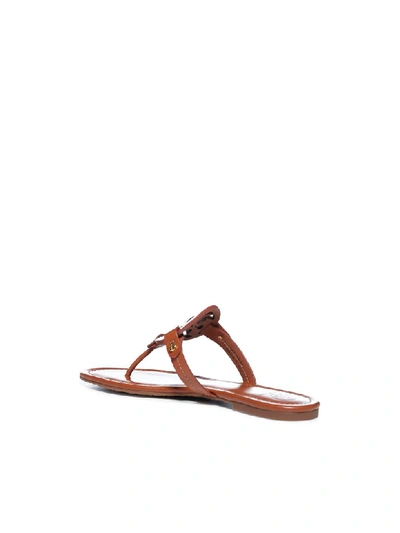 Shop Tory Burch Miller Sandal Flat Sandals In Vintage Vacchetta