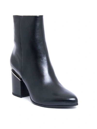 Shop Vic Matie Black Leather Ankle Boot In Nero
