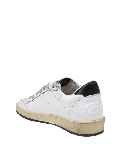 Shop Golden Goose White Ball Star Sneakers