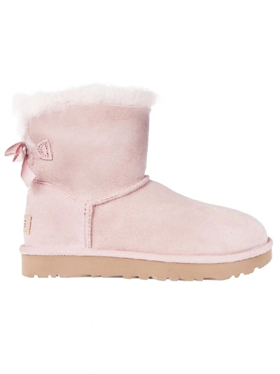 Ugg Mini Bailey Bow Ii Boots In Pink Crystal | ModeSens