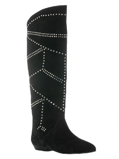 Shop Isabel Marant Sibby High Boots In Black