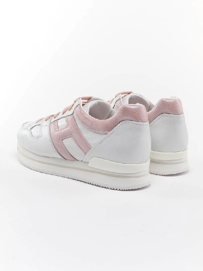 Shop Hogan H222 Sneaker In Qan Bianco+aurora Ch.