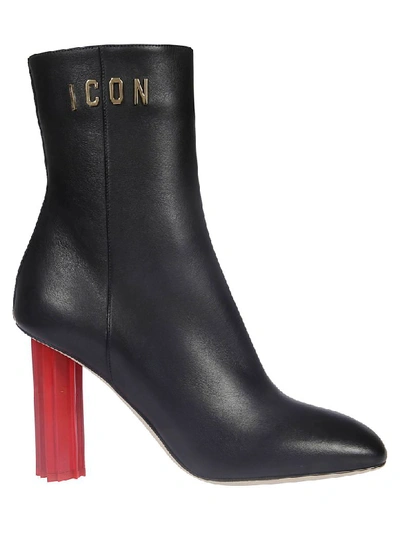 Shop Dsquared2 Heeled Ankle Boots In Black