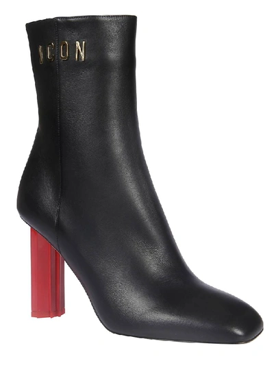 Shop Dsquared2 Heeled Ankle Boots In Black