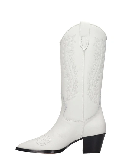Shop Paris Texas Texan Boots In White Leather
