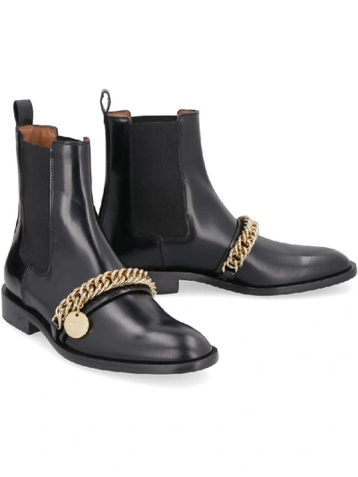 Shop Givenchy Leather Ankle Boots In Black