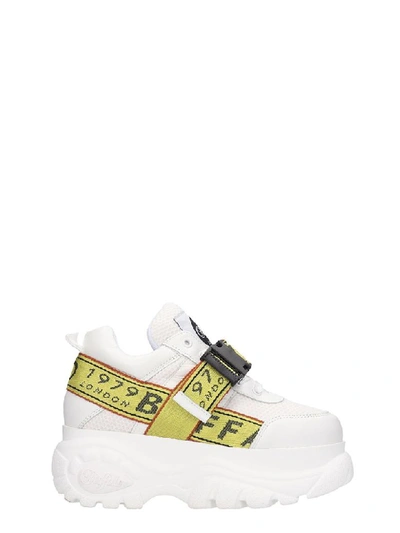 Shop Buffalo Galip Sneakers In White Tech/synthetic