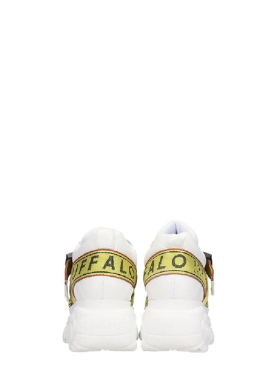 Shop Buffalo Galip Sneakers In White Tech/synthetic