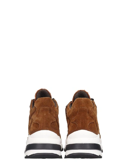 Shop Marc Ellis Sneakers In Leather Color Suede And Leather