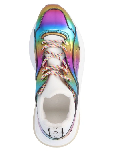 Shop Stella Mccartney Eclypse Metallic Rainbow Shoes In Multicolor