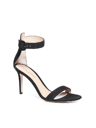 Shop Gianvito Rossi Portofino 85 Mm Sandals In Nero