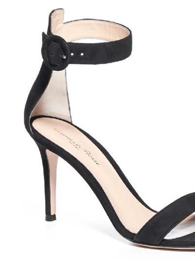 Shop Gianvito Rossi Portofino 85 Mm Sandals In Nero