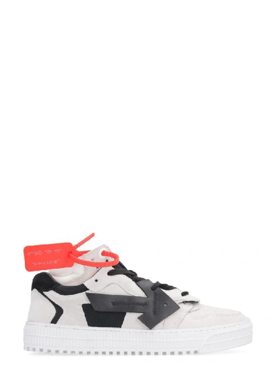 Shop Off-white 3.0 Leather And Techno-fabric Sneakers In Grey