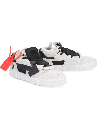 Shop Off-white 3.0 Leather And Techno-fabric Sneakers In Grey