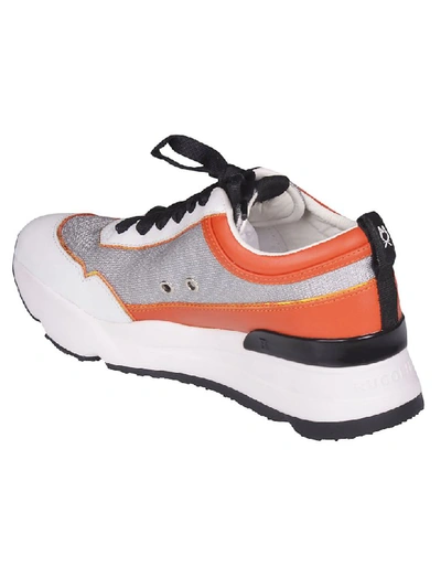 Shop Ruco Line R-evolve Sneakers In Aluminum/orange