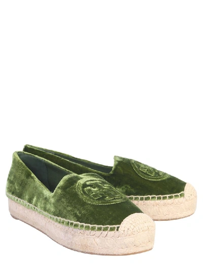 Shop Tory Burch Espadrille Platform In Verde