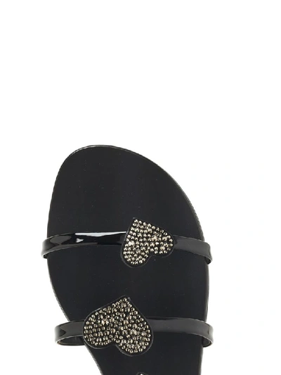 Shop Giuseppe Zanotti Hearts Shoes In Black