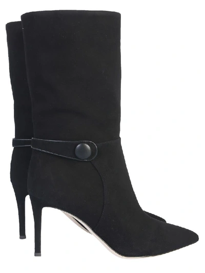 Shop Giuseppe Zanotti Suede Boot In Nero