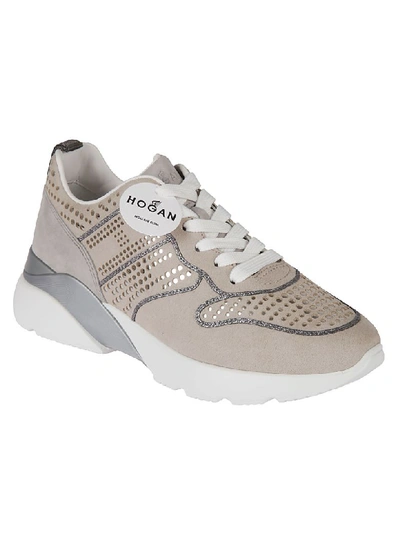 Shop Hogan Active One Sneakers In Beige