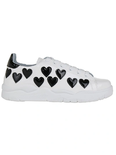 Shop Chiara Ferragni Sneakers In Hearts Black