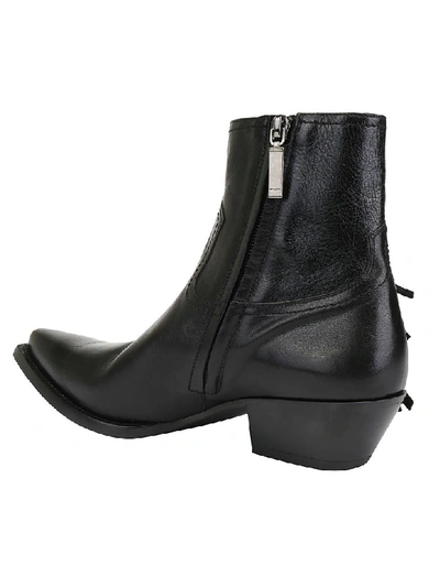 Shop Saint Laurent Lukas Boots In Nero