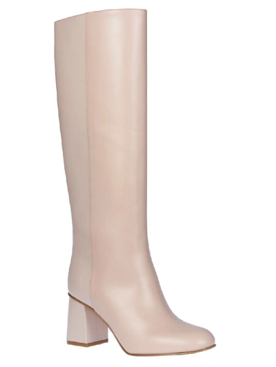 Shop Red Valentino Avired Boots In Light Nudes