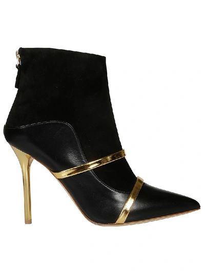Shop Malone Souliers Madison Ankle Boots In Black/gold