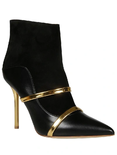 Shop Malone Souliers Madison Ankle Boots In Black/gold