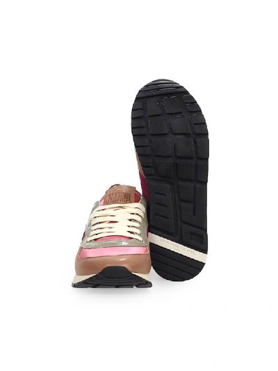 Shop Philippe Model Montecarlo Mondial Pop Pink Blue Sneaker In Rosa