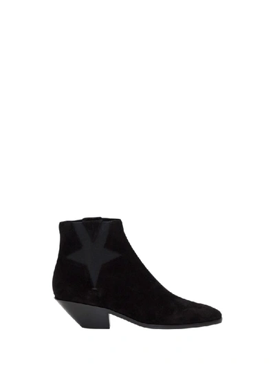 Shop Saint Laurent West Star Chelsea Boots In Nero