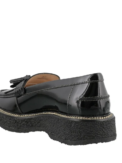 Shop Tod's Flat Shoes In Black