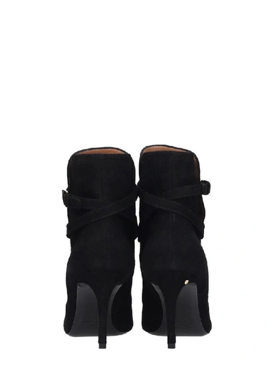 Shop Laurence Dacade Velina High Heels Ankle Boots In Black Suede