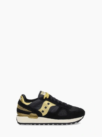 Shop Saucony Sneakers Shadow In Black