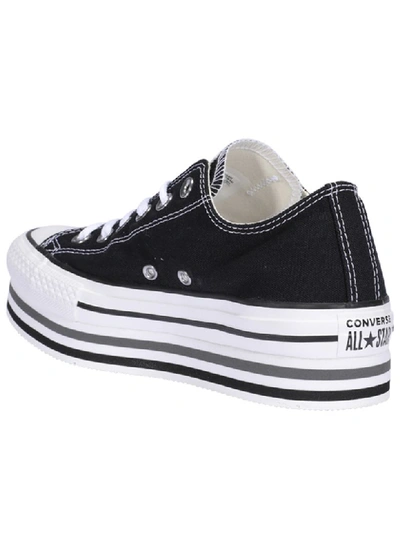 Shop Converse Chuck Taylor All Star Platform Sneakers In Black