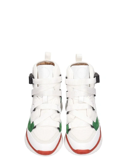 Shop Chloé Sonnie High Sneakers In White